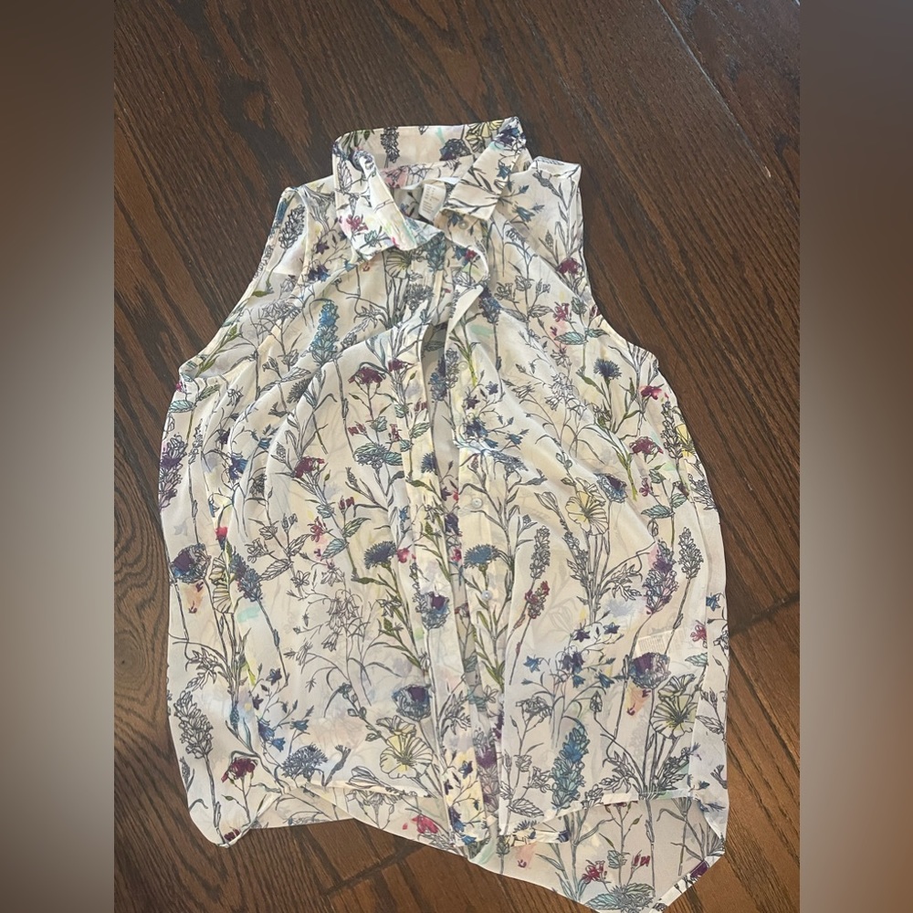 Floral Sheer Blouse